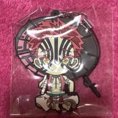 新品　鬼滅の刃 ぺたん娘トレーディングラバーストラップ 和傘 猗窩座　あかざ