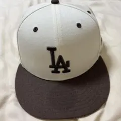New Era キャップ ロサンゼルス・ドジャース クローム ブラウンバイザー