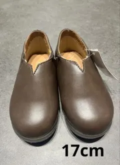 Samansa Mos2 Lagom ラーゴム 合皮靴 ブラウン 17cm