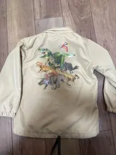 恐竜 ベージュ　ジャケット　110
