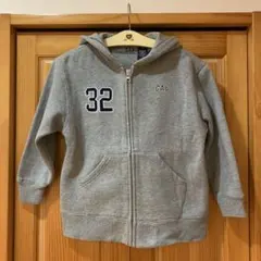 GAP ギャップ　パーカー　裏起毛　グレー　s/p 5-6 130