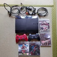 PlayStation 3 本体 コントローラー2個 ゲーム4本