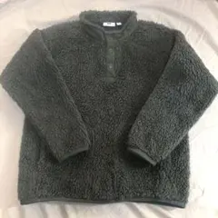 ユニクロ ホワイトマウンテニアリング 130 フリース プルオーバー グリーン