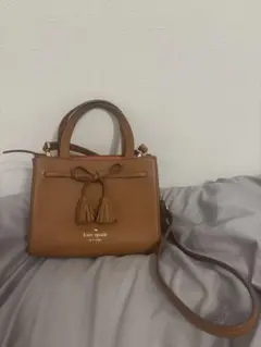 【極美品】kate spade ブラウンレザーショルダーバッグ