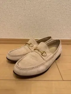 【90's-00's 】GUCCI グッチ ホースビット ローファー スエード