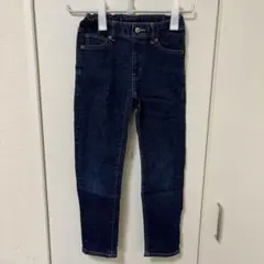 UNIQLO ウルトラストレッチデニム　ダークブルー ファスナー無し　130