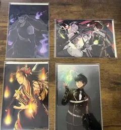刀剣乱舞ONLINE 六周年記念祝画クリアポストカード ひとだま 4枚セット