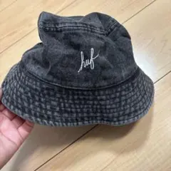 HUF バケットハット グレー　ハフ　バケハ　帽子