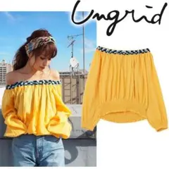 Ungrid/エンブロイダリー/ブラウス/シャツ/オフショル