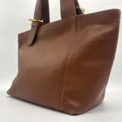 OLD COACH オールドコーチ レザー トート ハンドバッグ ブラウン
