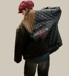 【廃盤激レア】地底人オンライン キルティングレザージャケット