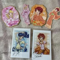 2*8様 アイカツ　キャラナップコレクション　チェキ風 ステッカー まとめ売り