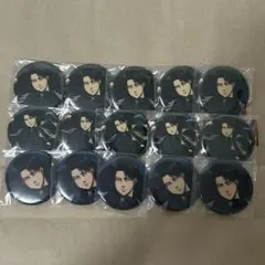 進撃の巨人 リヴァイ Dignified 缶バッジ 15個セット