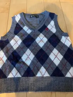 COMME CA ANGEL ダイヤモンド柄ベスト 110A