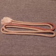 帯締め ピンク 金糸 和装小物