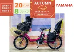 ZJ4558「大容量12.3Ah」電動アシスト自転車 ヤマハ パスキス 子供乗せ