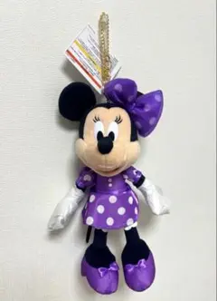 ミニー ぬいぐるみ チャーム 水玉 ディズニー 制服 JK スクバ 25周年