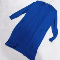 【無印良品】　薄手　ロングコットンカーディガン