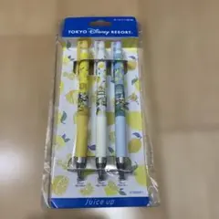 ディズニー　ボールペン　３本セット　新品　juice up