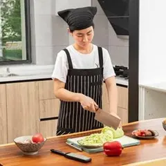 [72] エプロン 男女兼用 料理人用エプロン 調整可能なエプロンのサムネイル