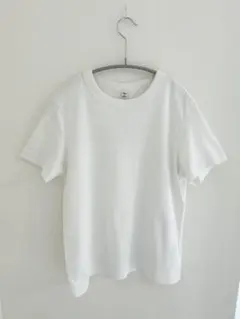 GUコットンクルーネックTシャツ