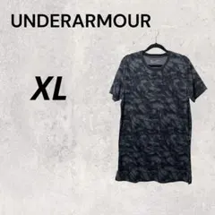 UNDERARMOUR ブラック XL 半袖 Tシャツ 迷彩 スポーツウェア 夏