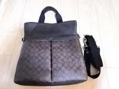 抹*)様 COACH シグネチャー 2WAY ショルダーバッグ