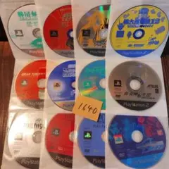 プレステ2のソフト12本セット【ディスクのみ被りなし】まとめ売り 【1640】