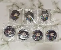 鬼滅の刃 冨岡義勇 ばんちょうこう ラバスト 缶バッジ セット