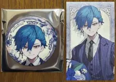 悪魔執事と黒い猫 4th ハウレス グリッター缶バッジ 特典 花札カード