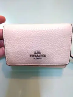 COACH コーチ C0082 二つ折り財布 チョーク×グレイシャーホワイト