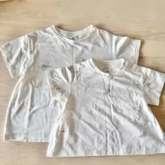 ピケ半袖 80-90cm&100-110cmのセット 姉妹でお揃いにも！