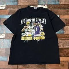 ビンテージ　古着　NFL アメフト　フットボール　メンズ　半袖tシャツ　黒のサムネイル