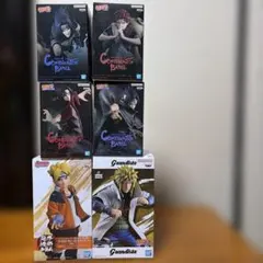NARUTO うずまきボルト・波風ミナト・うちはサスケ・うちはイタチ・我愛羅6体