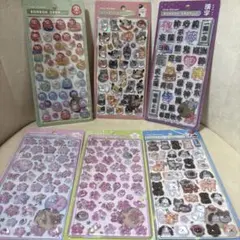 【新品・正規品】 ボンボンドロップシール和柄　6種セット