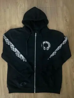 Chrome Hearts 黒ジップパーカー CHROME HEARTS（クロムハーツ） MATTY BOY MIDNIGHT SNACK ZIP HOODIE