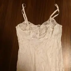 ゆに様専用 ホワイト レーススリップドレス