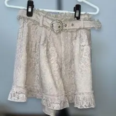 ROJITA リングバックルレースショートパンツ