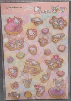 国内正規品 サンリオ キャンディシール ストーン付き ドーナツデザイン