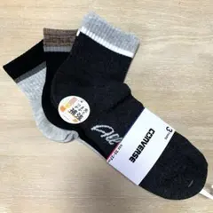 ☆CONVERSE メンズ ソックス 3足セット 25-27cm