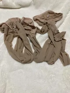 掃除用　中古　ベージュ ストッキング 3枚セット