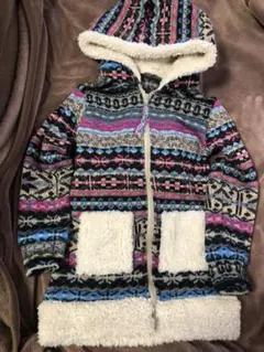 ノルディック柄パーカー　120cm ハンドメイド