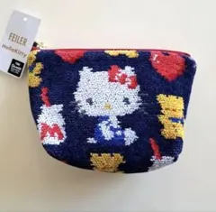 匿名配送☆新品 フェイラー ハローキティ リボン 巾着 サンリオ コラボ
