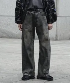 wym VINTAGE WASHED CURVED DENIM