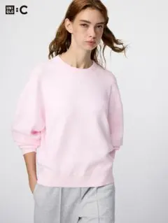 UNIQLO : C スムースコットンクルーネックセーター [ベストセラー]