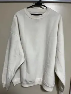 アイボリー クルーネック スウェット