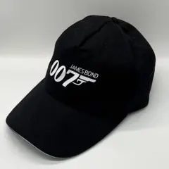 007 ジェームスボンド キャップ ブラック サイズ調整可能 メンズ