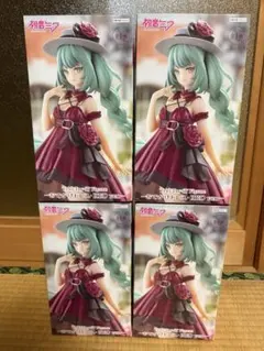 初音ミク Trio-Try-iT FigureおでかけドレスREDver. 4個
