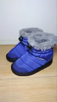 キッズ　スノーブーツ　14.5cm ブルー系