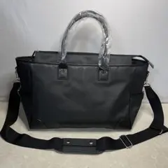 【新品】ENRICO COVERI ブラック ビジネスバッグ 2wayのサムネイル